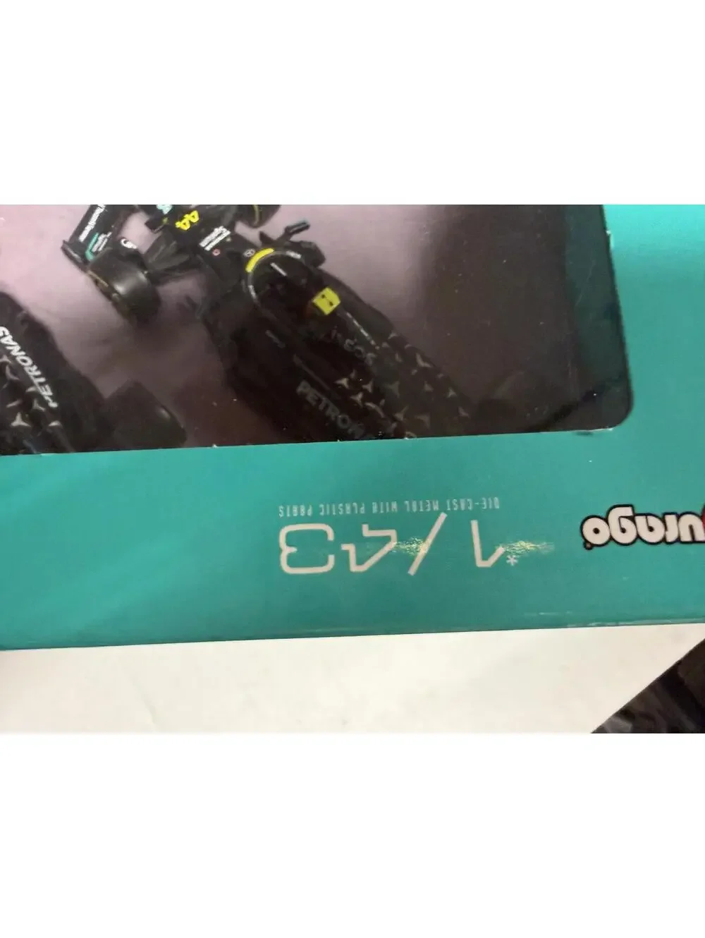 Bburago 1/43 Scale Mercedes-AMG F1 W14 E Performance Model Cars